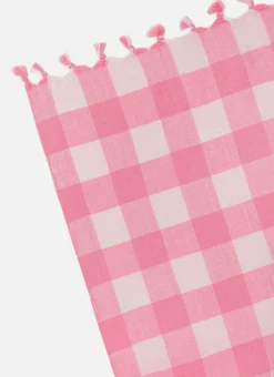 Gingham Peony Tablecloth><noscript><img width=