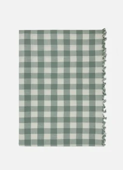 Gingham Sage Tablecloth>Meri Meri Outlet