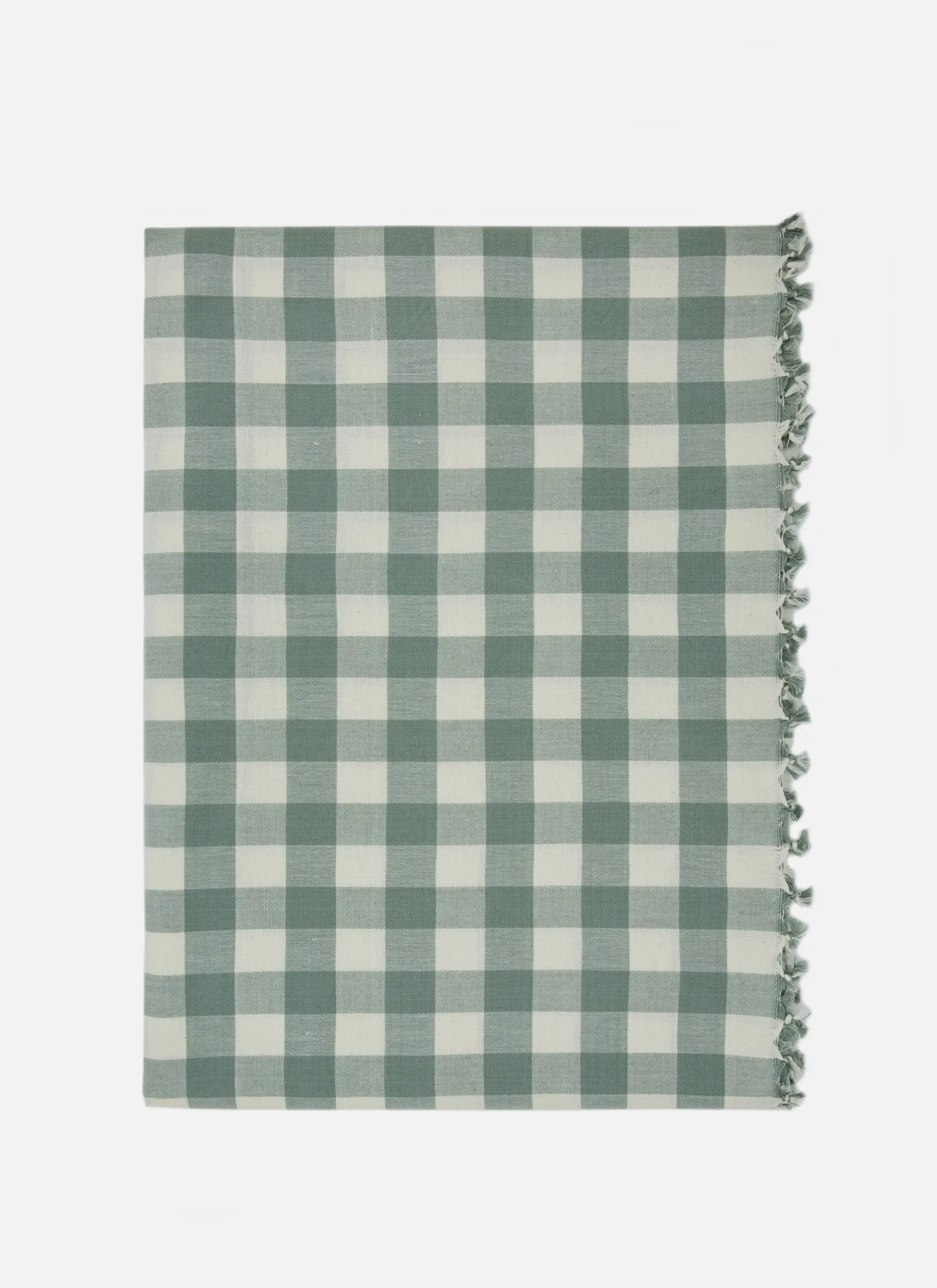 Gingham Sage Tablecloth>Meri Meri Outlet