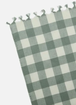 Gingham Sage Tablecloth><noscript><img width=