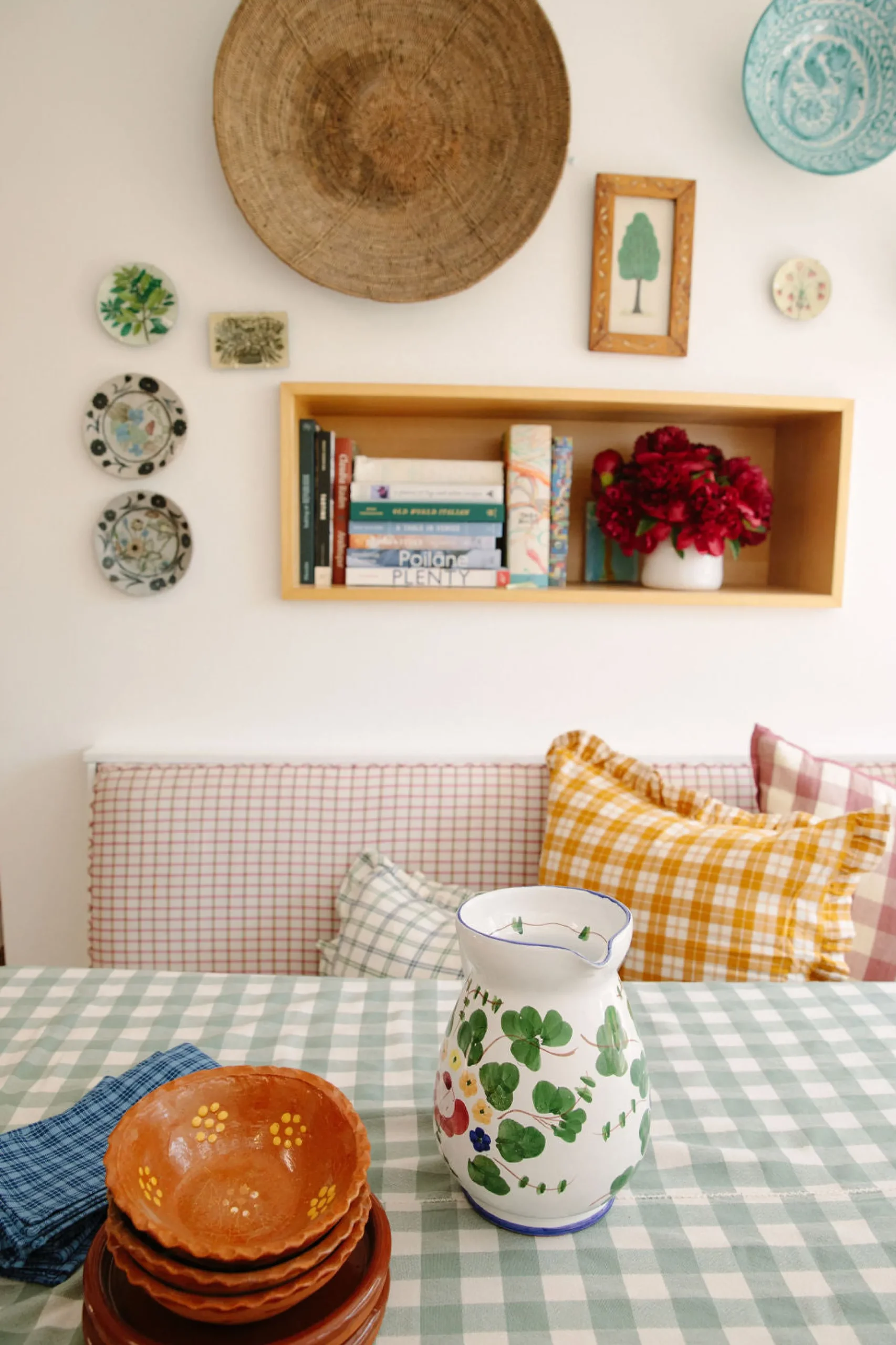 Gingham Sage Tablecloth>Meri Meri Outlet