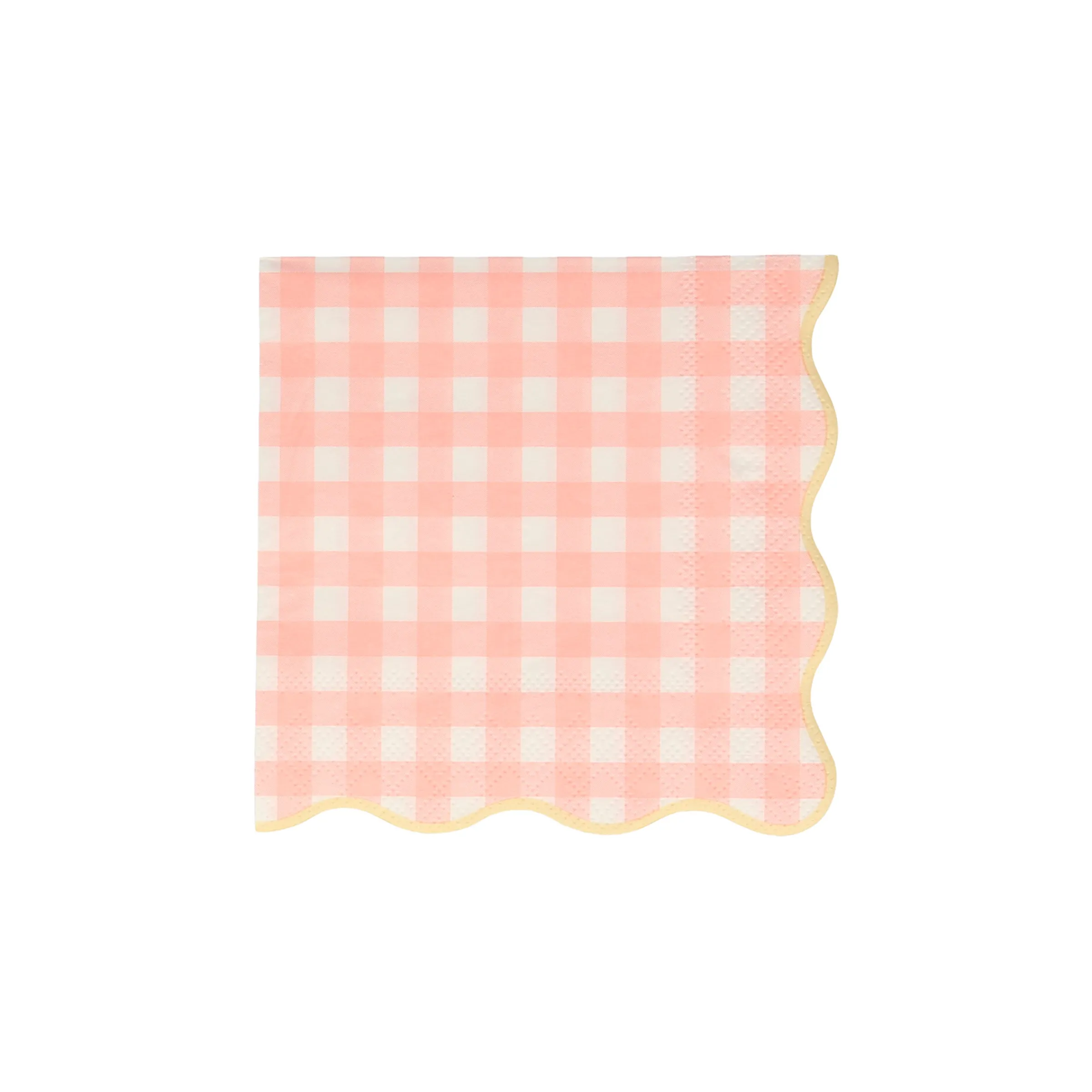 Gingham Small Napkins (x 20)>Meri Meri Clearance