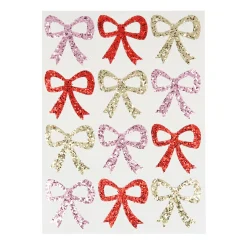 Glitter Bow Stickers (x 8 sheets)><noscript><img width=