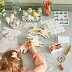 Glitter Bunny Stickers (x 8 sheets)>Meri Meri Clearance