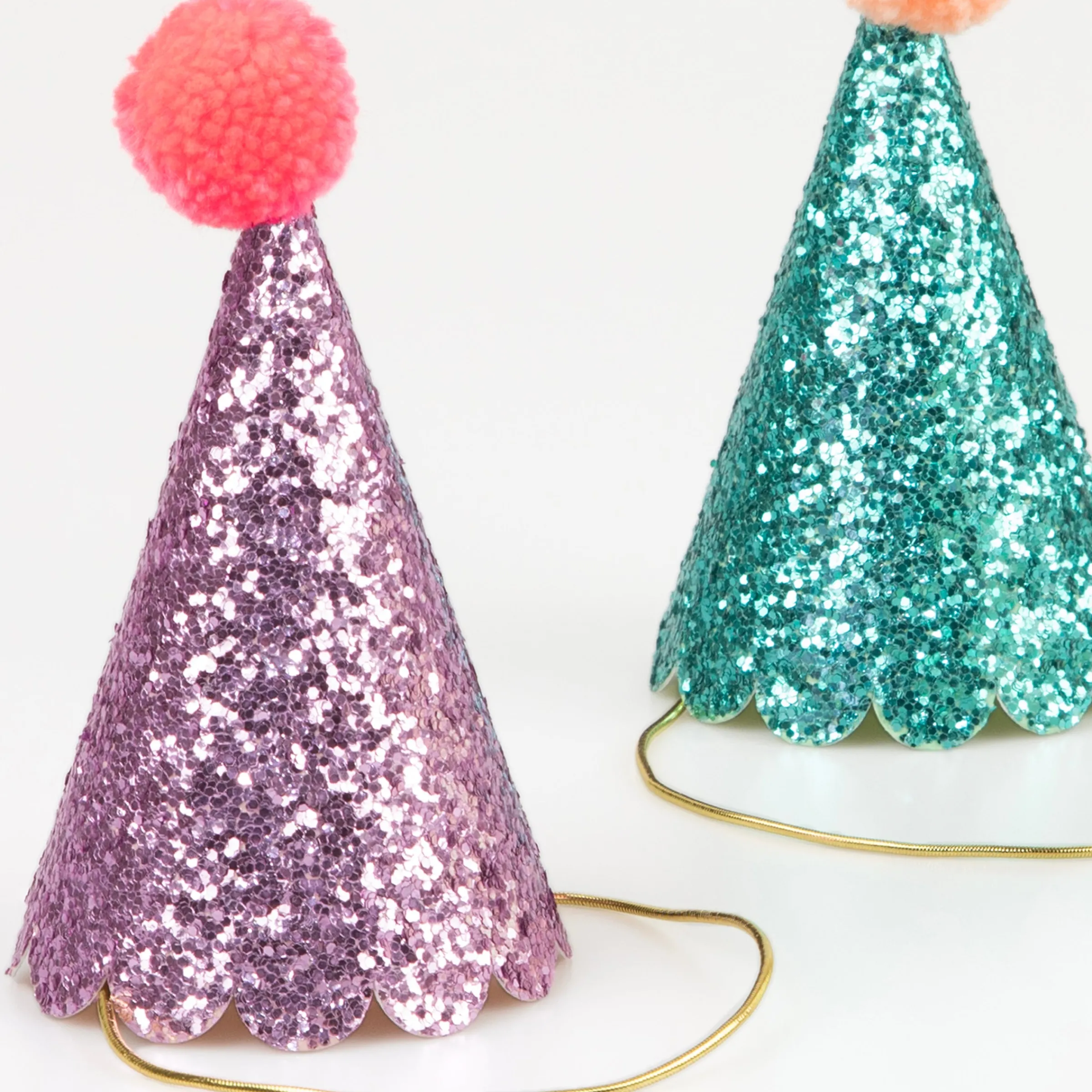 Glitter Mini Party Hats (x 8)>Meri Meri Best