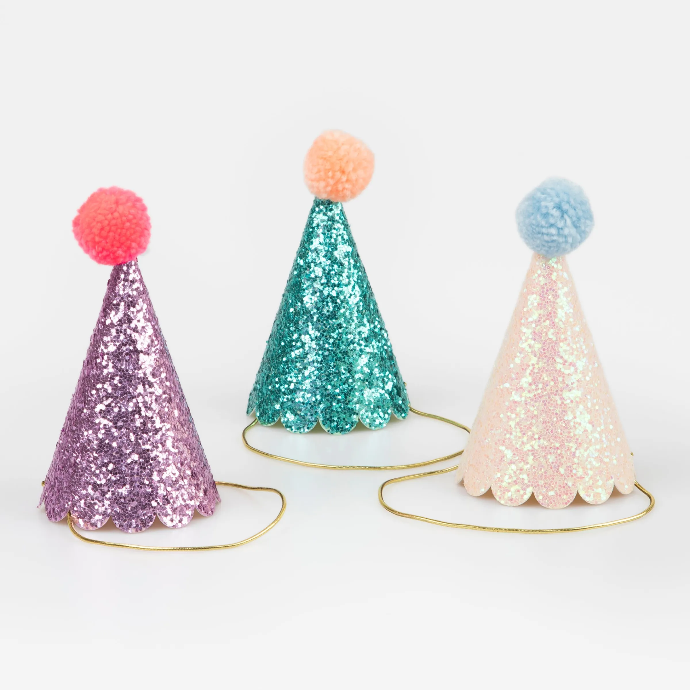 Glitter Mini Party Hats (x 8)>Meri Meri Best