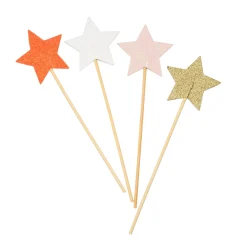 Glitter Star Wands (x 8)>Meri Meri Best