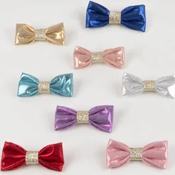 Glittery Fabric Hair Bows (x 8)>Meri Meri Outlet