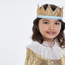 Gold & Pearl Party Crown>Meri Meri Fashion