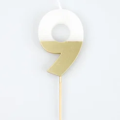Gold Dipped Number Candles 0-9><noscript><img width=