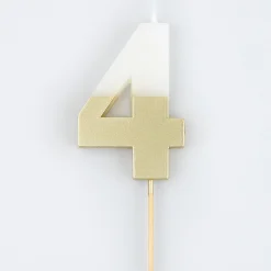 Gold Dipped Number Candles 0-9><noscript><img width=