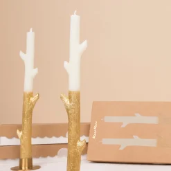 Gold Dipped Stick Candles (x 2)>Meri Meri Best