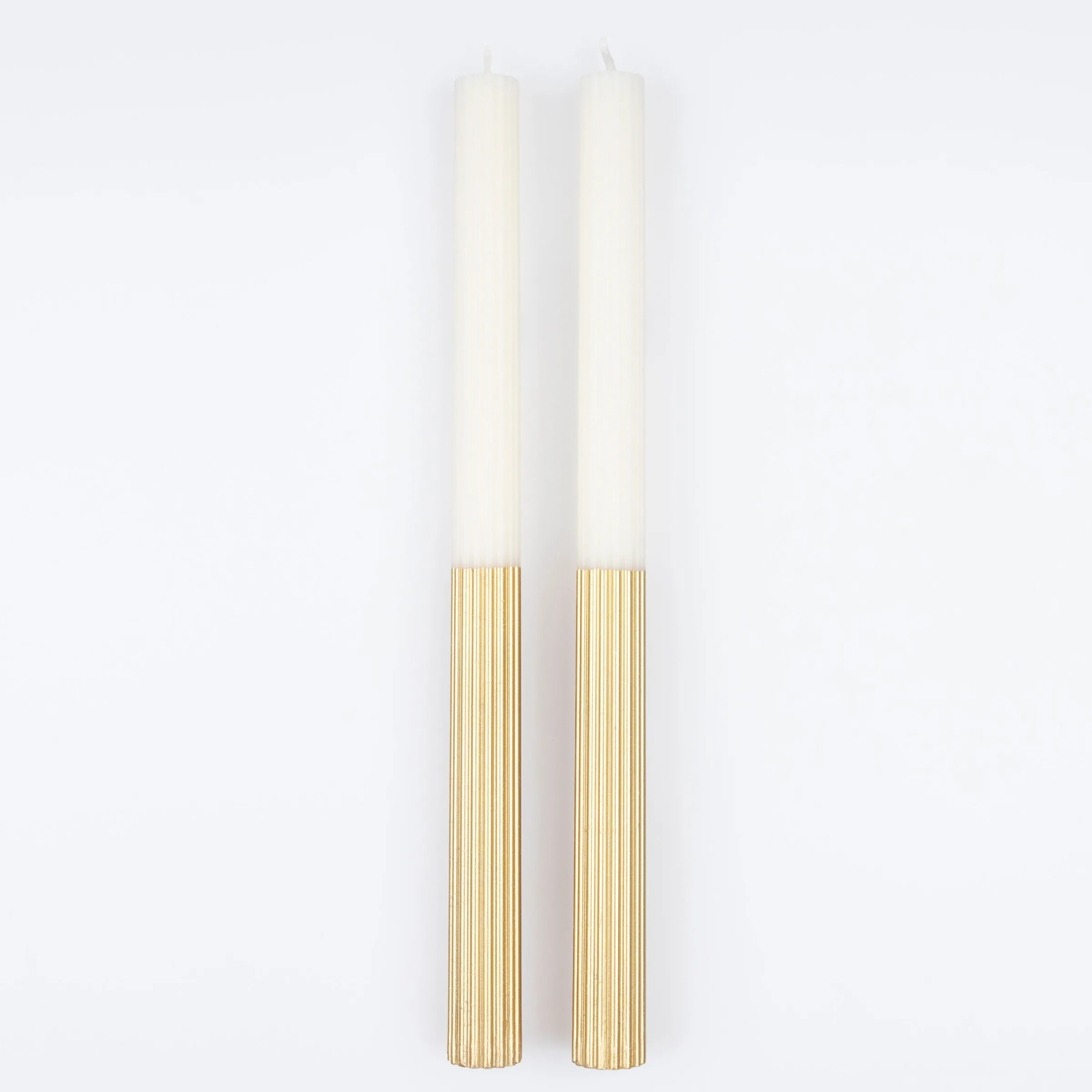 Gold Dipped Table Candles (x 2)>Meri Meri Outlet