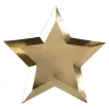 Gold Foil Star Plates (x 8)>Meri Meri New