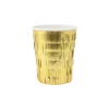 Gold Fringe Party Cups (x 8)>Meri Meri Fashion