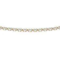 Gold Glitter Bow Garland><noscript><img width=