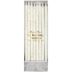 Gold Glitter Candles (x 24)>Meri Meri Best