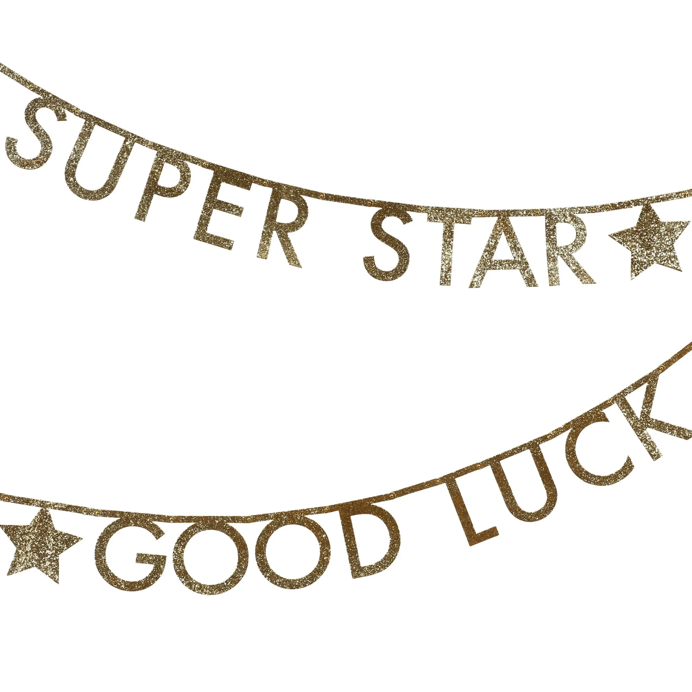 Gold Glitter Letter Garland Set>Meri Meri New