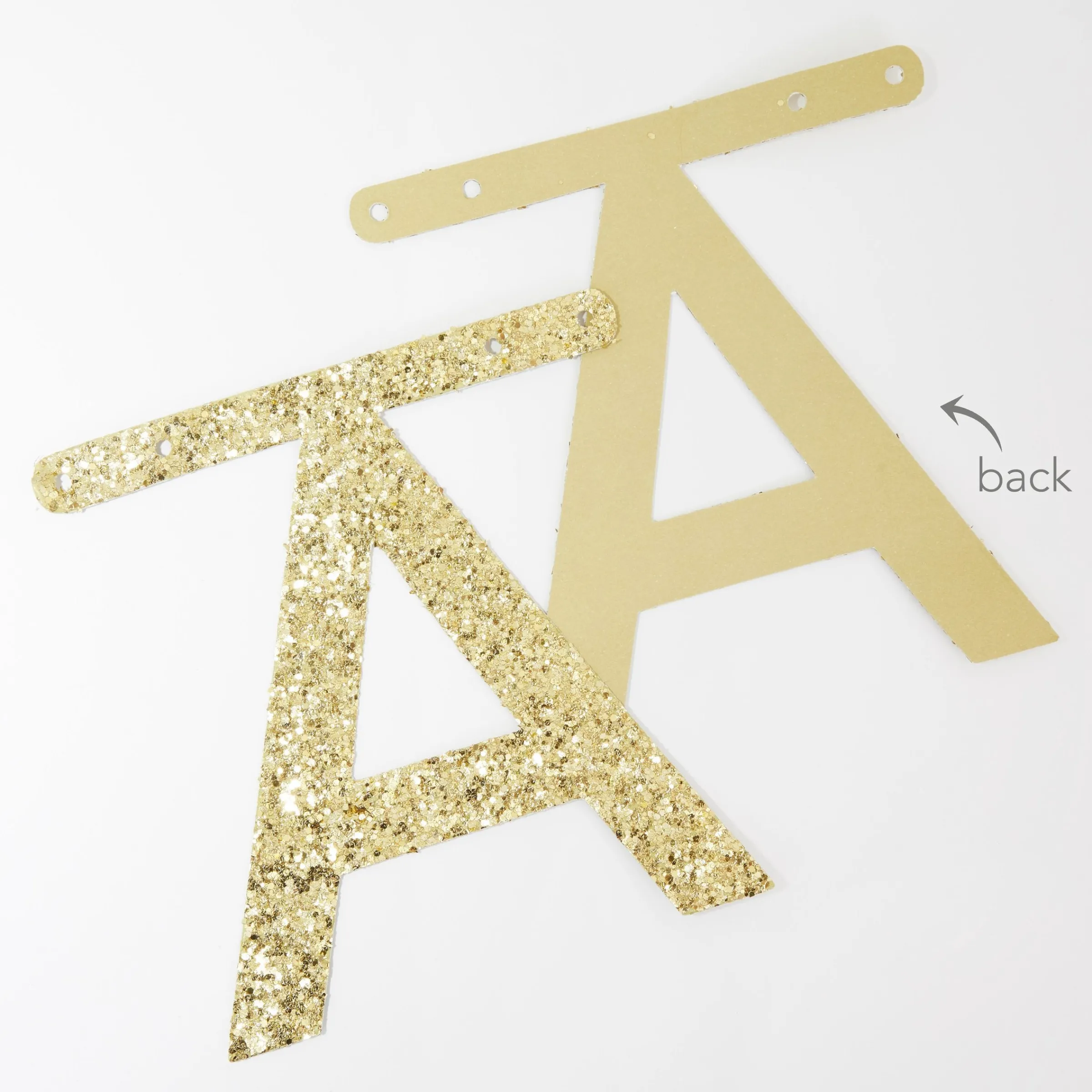 Gold Glitter Letter Garland Set>Meri Meri New