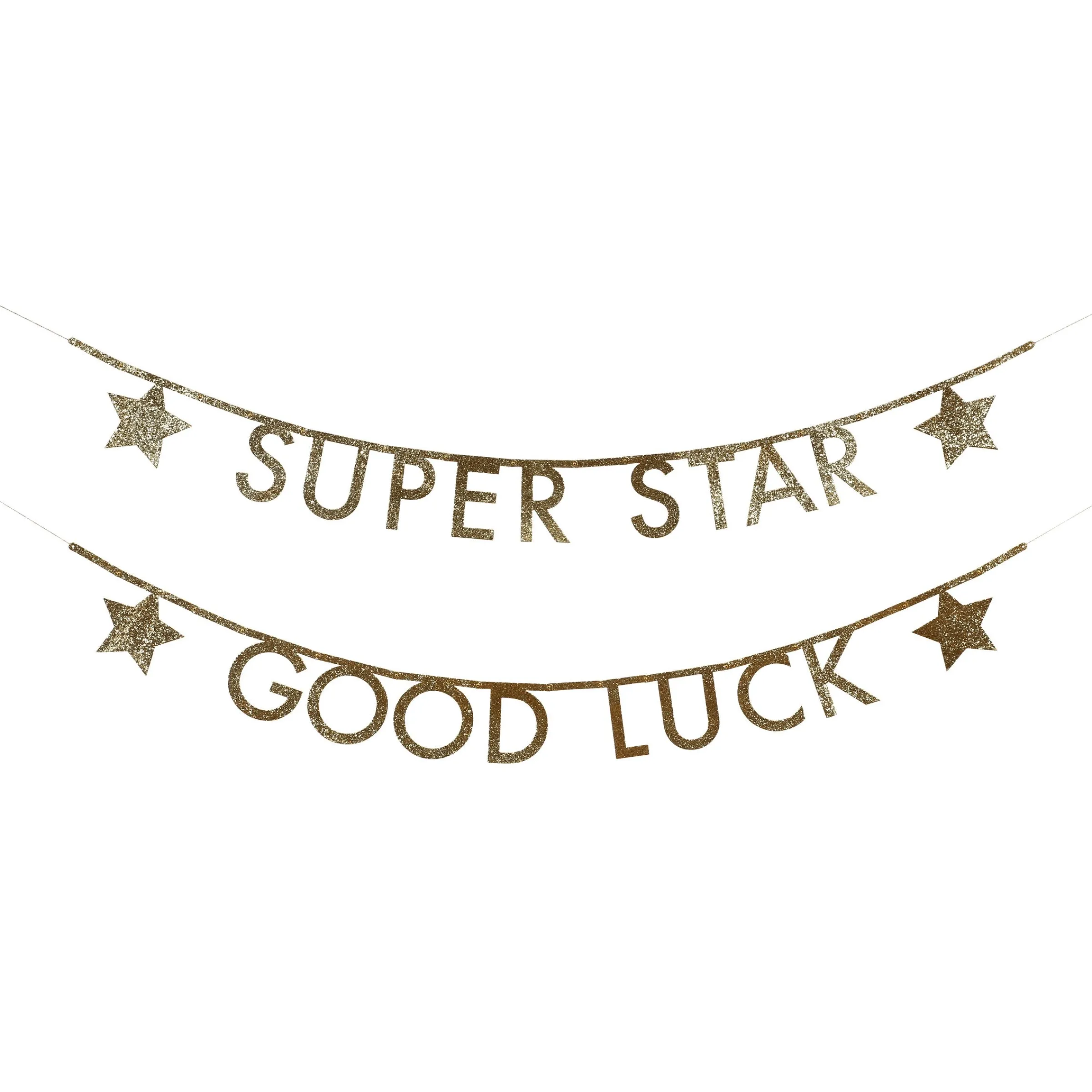 Gold Glitter Letter Garland Set>Meri Meri New