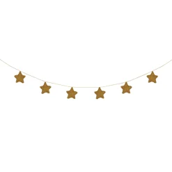 Gold Knitted Star Garland><noscript><img width=