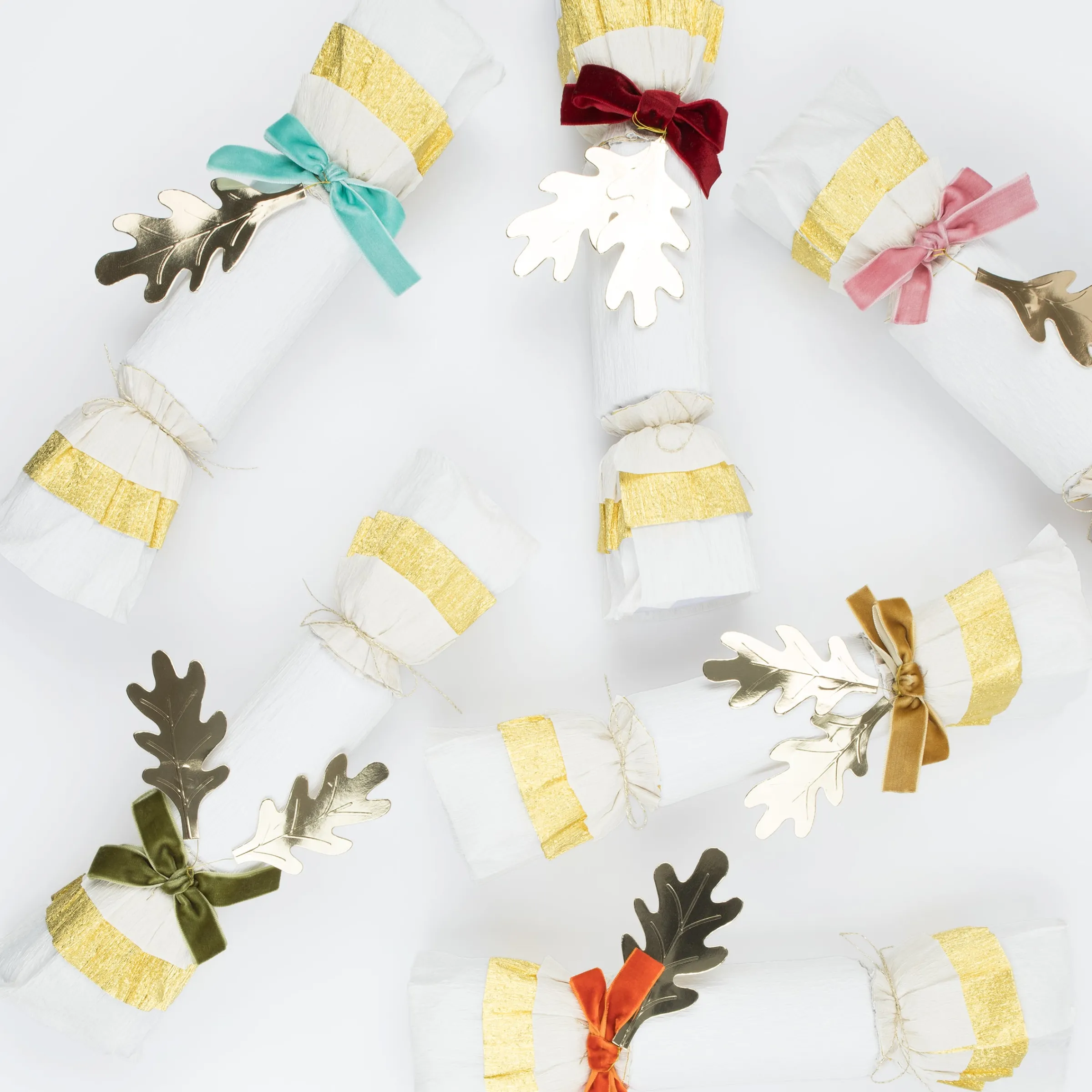 Gold Leaf Crackers (x 6)>Meri Meri Online