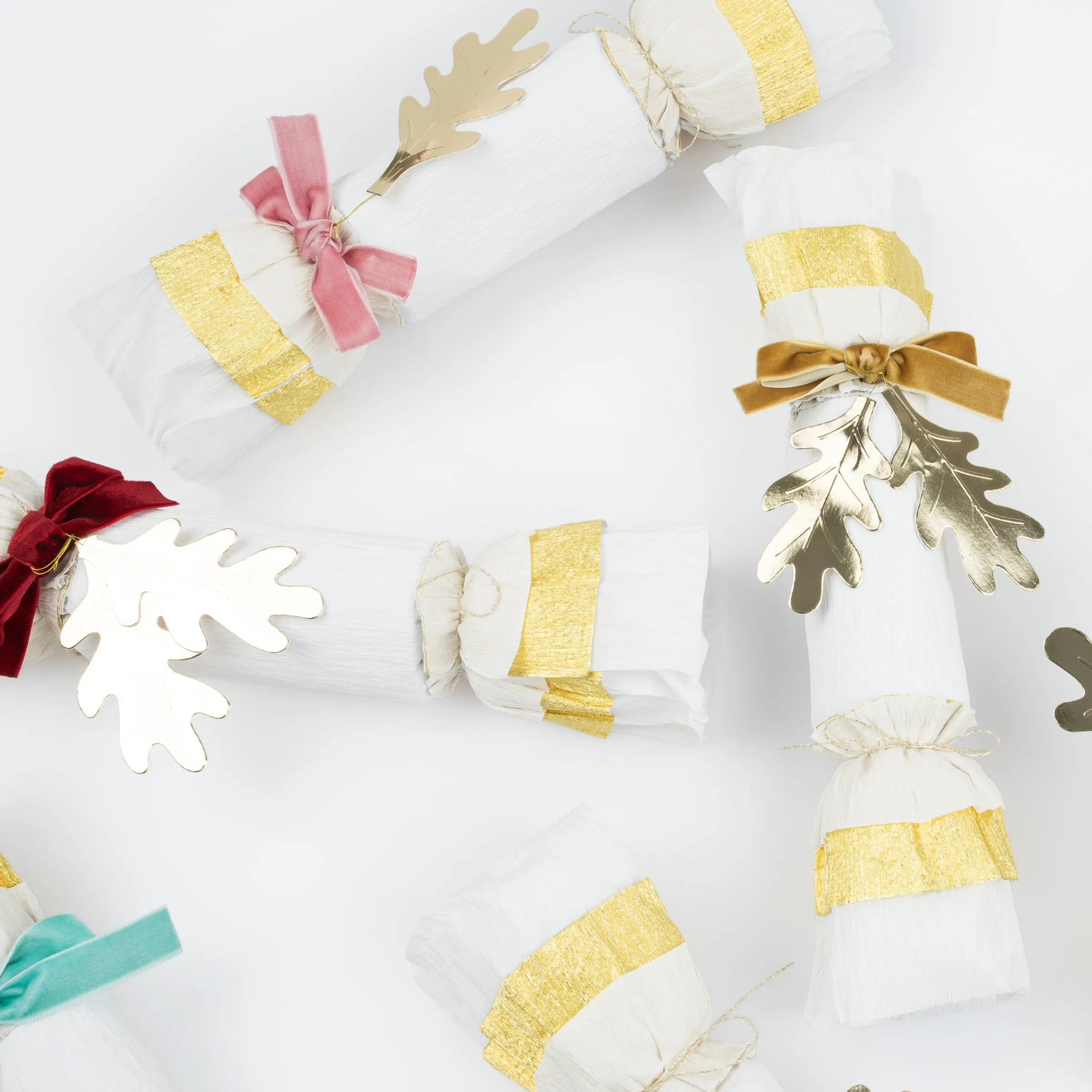 Gold Leaf Crackers (x 6)>Meri Meri Online