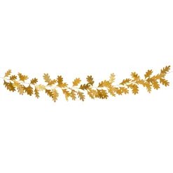 Gold Oak Leaves Garland><noscript><img width=