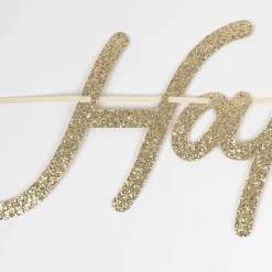 Gold Personalisable Birthday Garland Set>Meri Meri Clearance