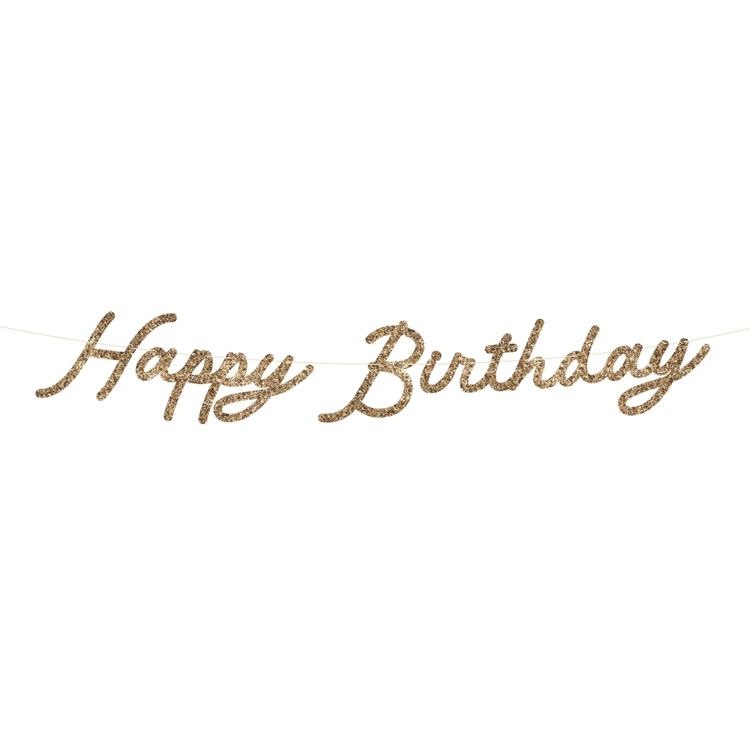 Gold Personalisable Birthday Garland Set>Meri Meri Clearance