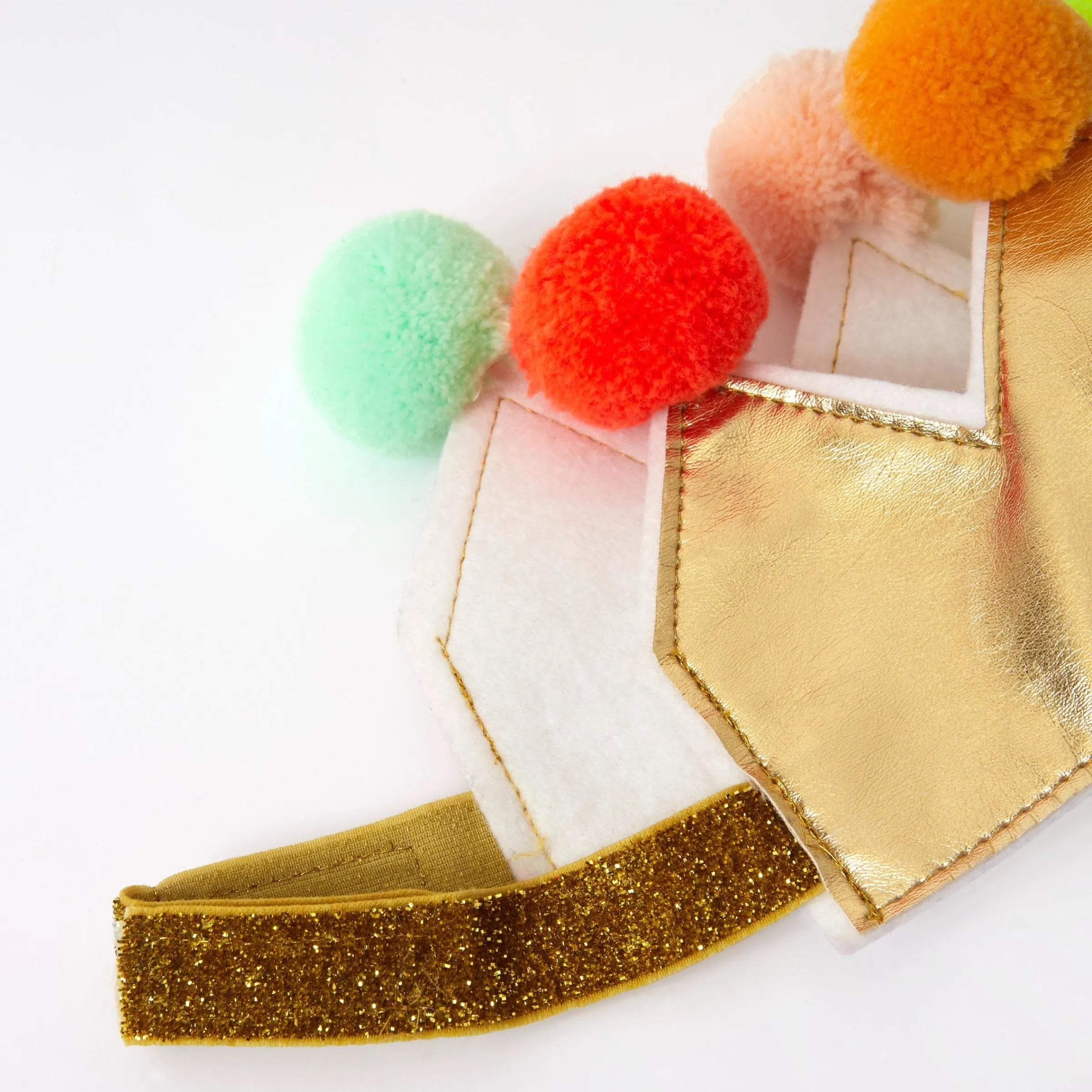 Gold Pompom Crown>Meri Meri Best