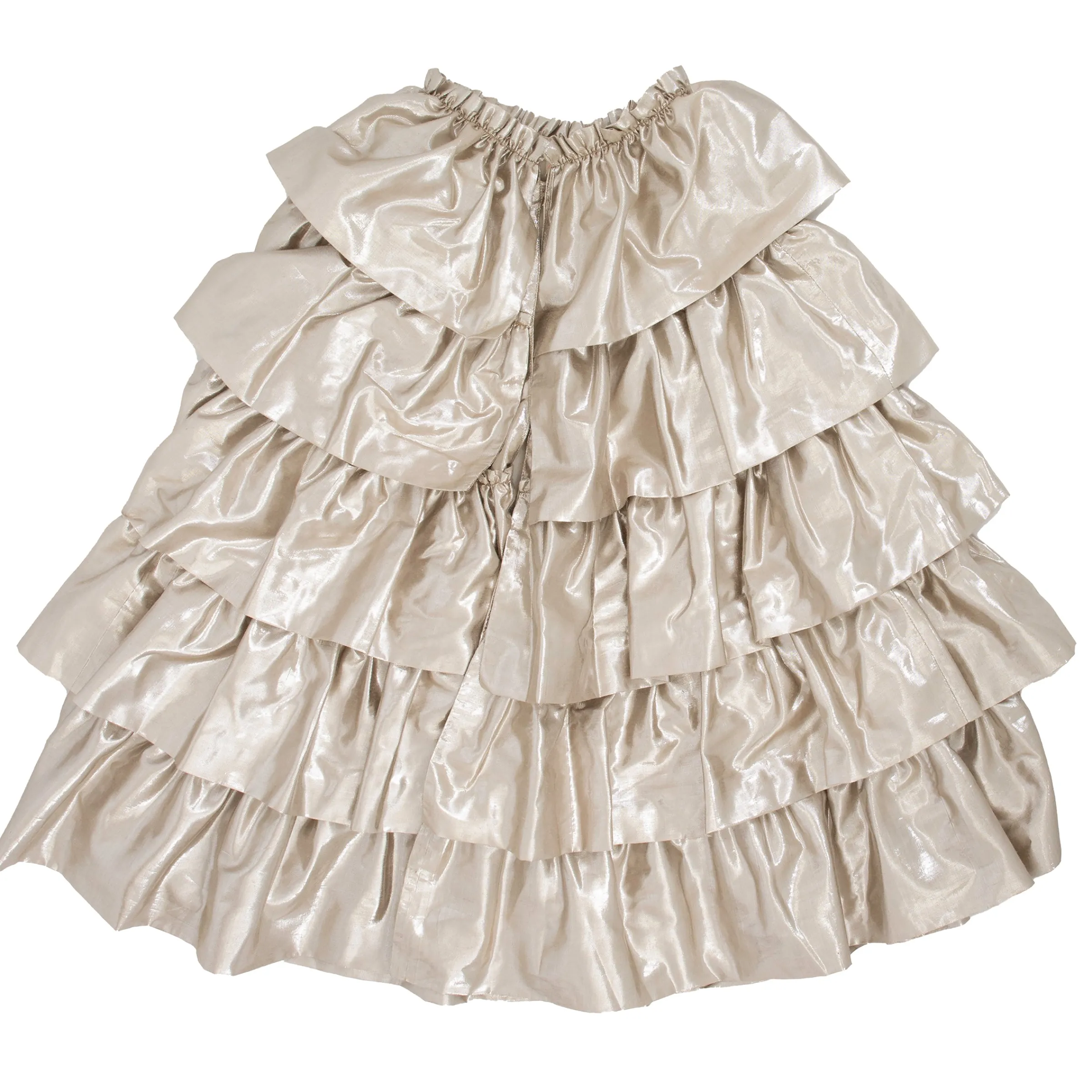 Gold Ruffle Cape>Meri Meri Fashion