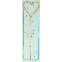 Gold Sparkler Heart Candle>Meri Meri Discount
