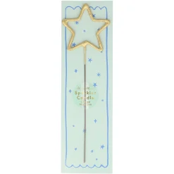 Gold Sparkler Star Candle>Meri Meri Clearance