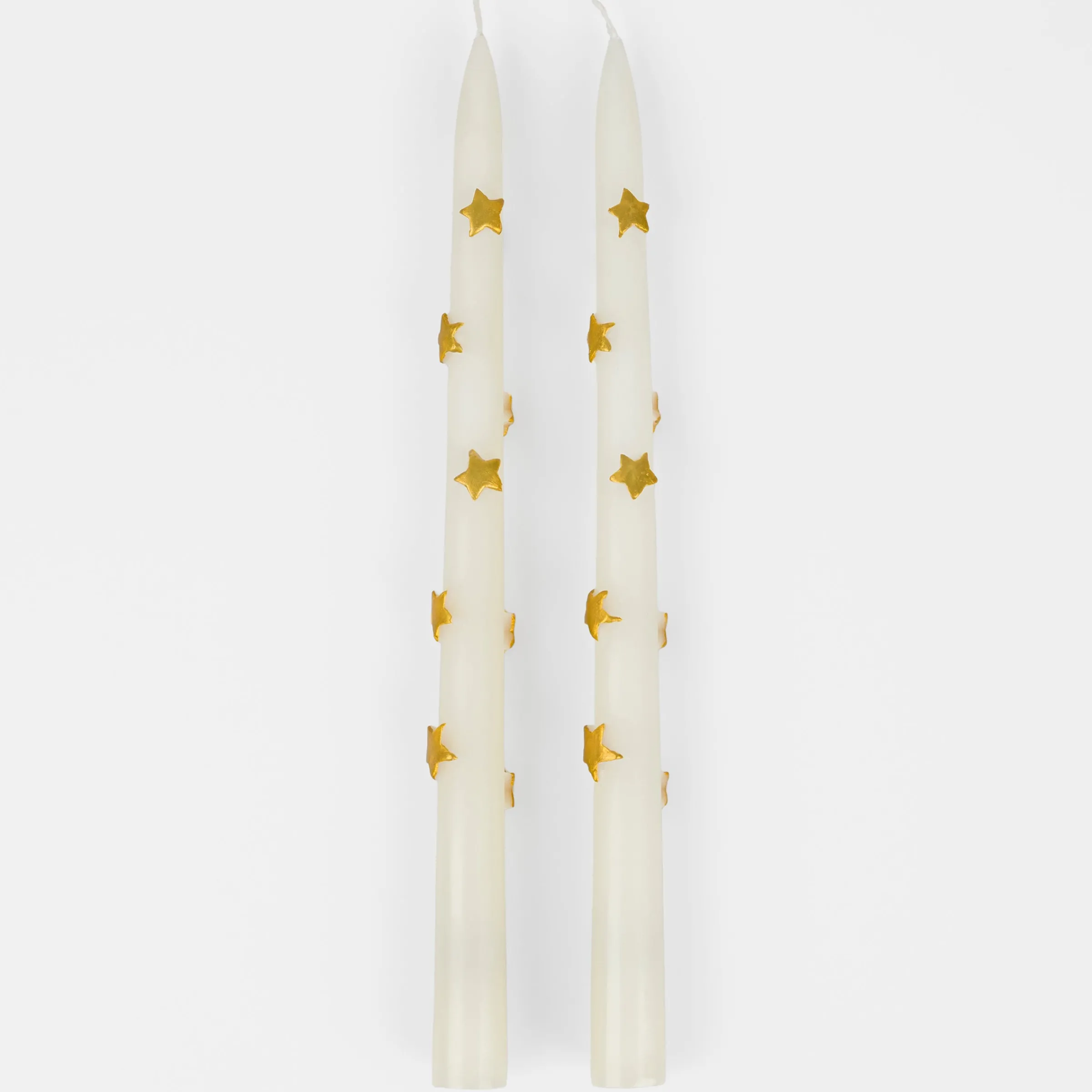 Gold Star Taper Candles (x 2)>Meri Meri Hot