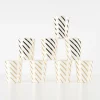 Gold Swirl Cups (x 8)>Meri Meri Discount
