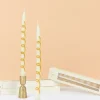 Gold Swirl Taper Candles (x 2)>Meri Meri Outlet