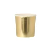 Gold Tumbler Cups (x 8)>Meri Meri Clearance