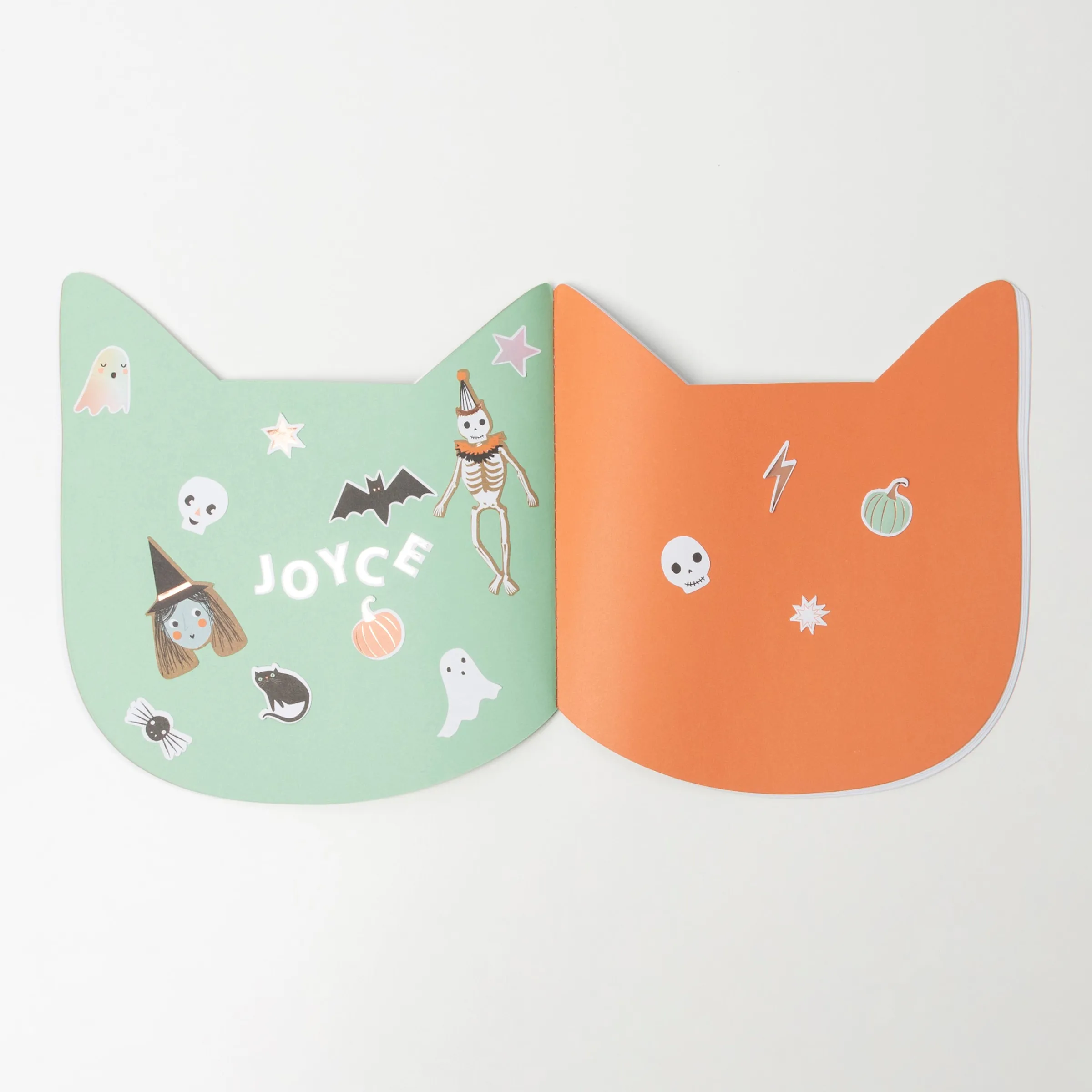 Halloween Cat Sticker Sketch Book>Meri Meri Hot