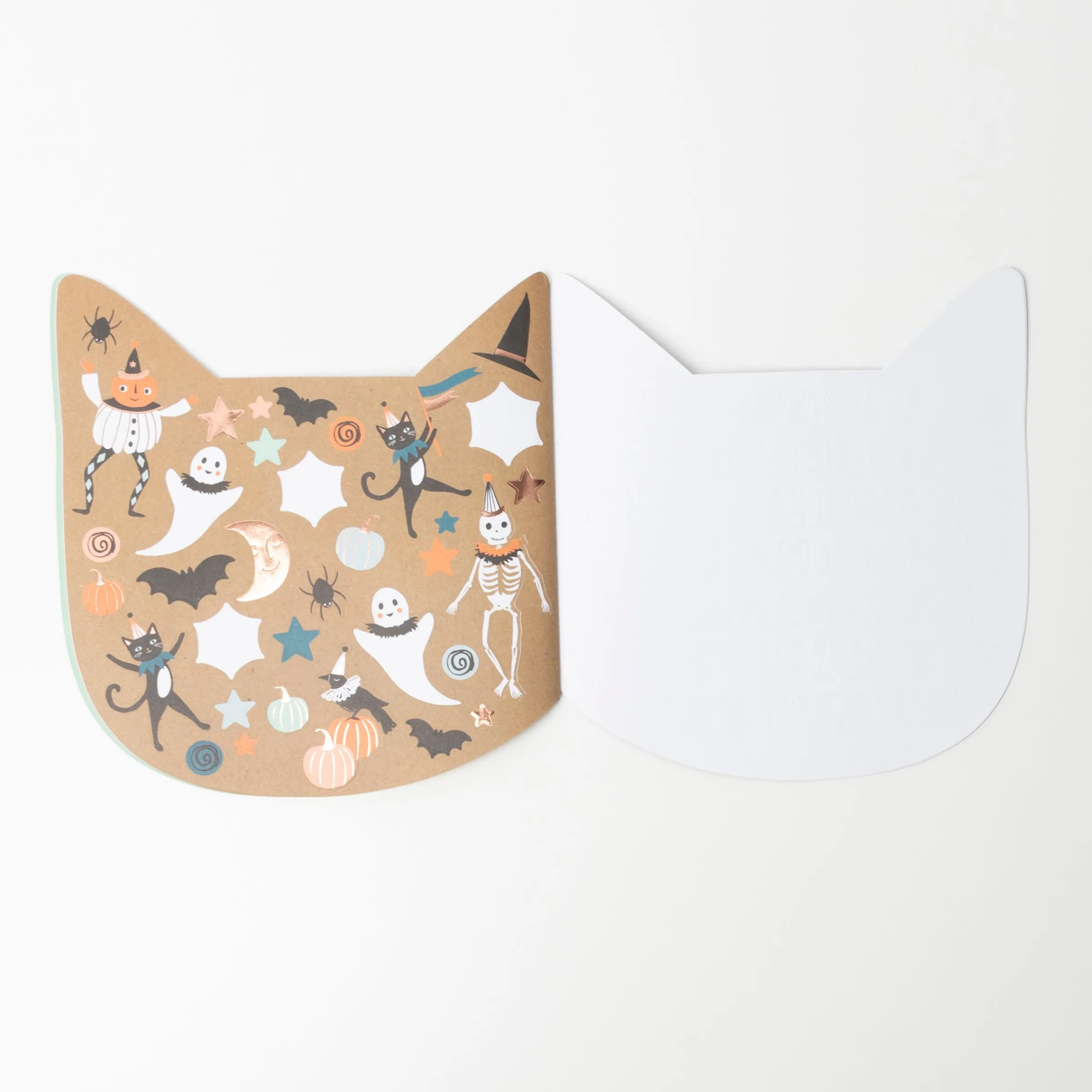 Halloween Cat Sticker Sketch Book>Meri Meri Hot