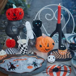 Halloween Checker Cups (x 8)>Meri Meri Fashion