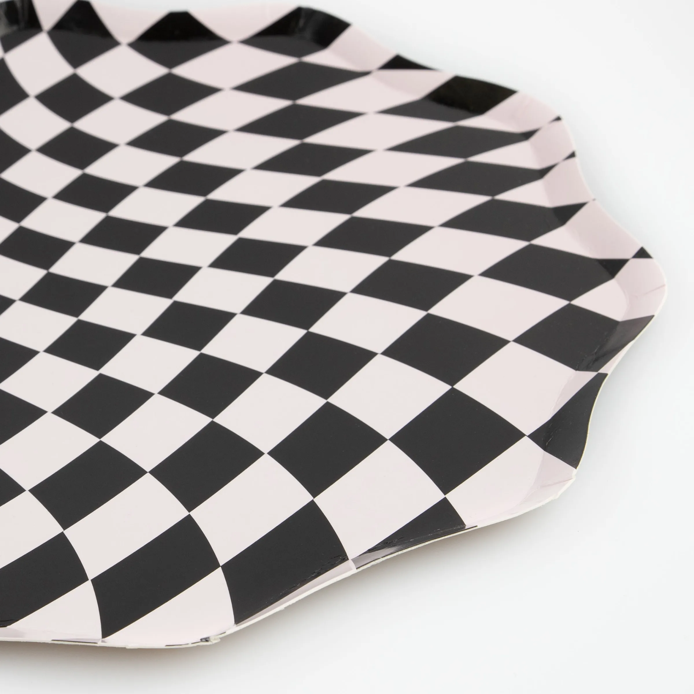 Halloween Checker Dinner Plates (x 8)>Meri Meri New