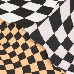 Halloween Checker Large Napkins (x 16)><noscript><img width=
