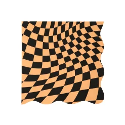 Halloween Checker Large Napkins (x 16)><noscript><img width=