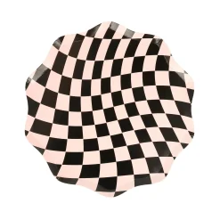 Halloween Checker Side Plates (x 8)><noscript><img width=