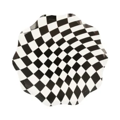 Halloween Checker Side Plates (x 8)><noscript><img width=
