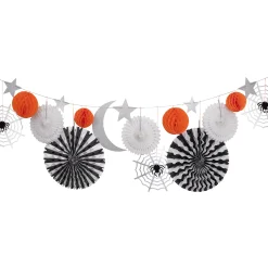Halloween Honeycomb Shapes Garland>Meri Meri New