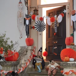 Halloween Honeycomb Shapes Garland>Meri Meri New