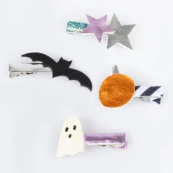 Halloween Icons Hair Clips (x 8)><noscript><img width=
