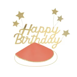 Happy Birthday & Stars Party Hats (x 6)><noscript><img width=